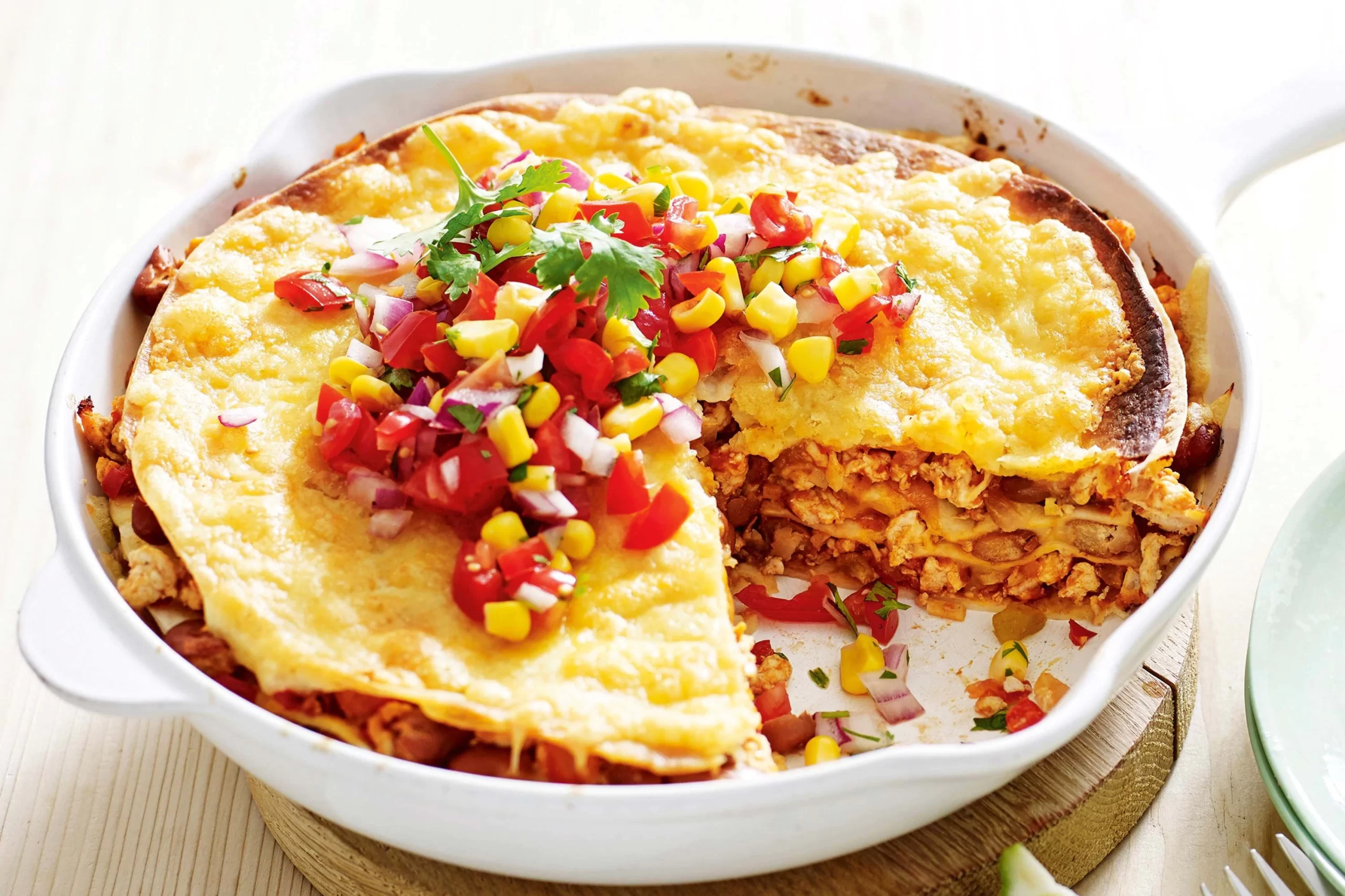 tortilla casserole with chicken